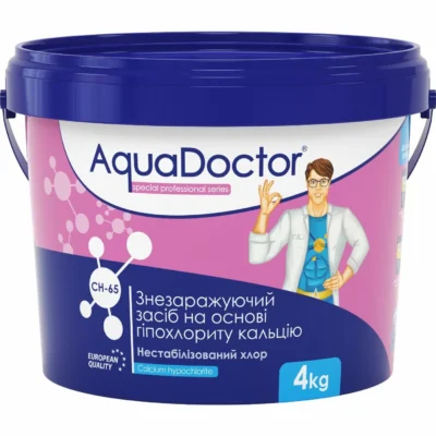 Дезінфектант на основі гіпохлориту кальцію Aquadoctor CH-65 4 кг
