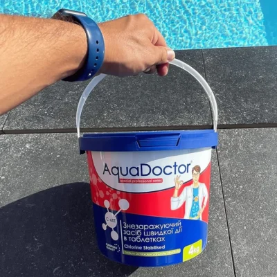 AquaDoctor C-60T дезінфектант на основі хлору швидкої дії 4 кг - Зображення 2