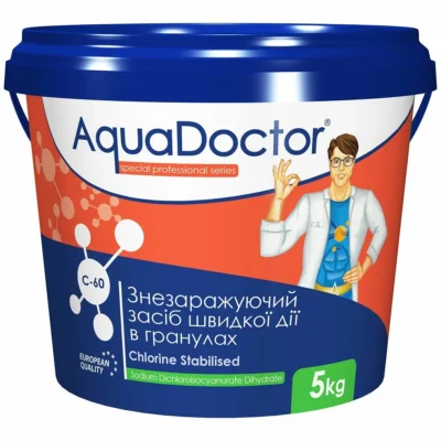 Дезінфектант на основі хлору швидкої дії AquaDoctor C-60 5 кг