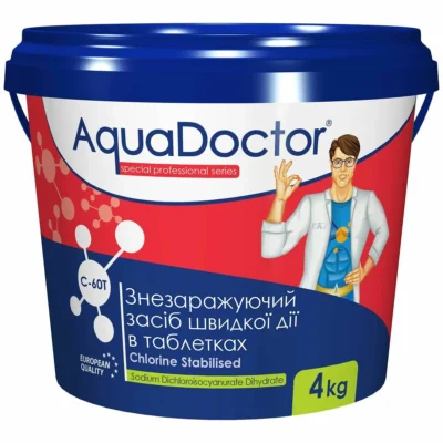 AquaDoctor C-60T дезінфектант на основі хлору швидкої дії 4 кг