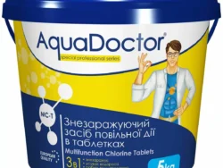 Дезінфектант 3 в 1 на основі хлору AquaDoctor MC-T у таблетках 5 кг