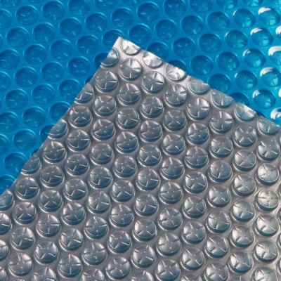 Солярне покриття Aquaviva Platinum Bubbles-5-750, ширина 7.5 м (30 пог. м), срібний/блакитний - Зображення 2