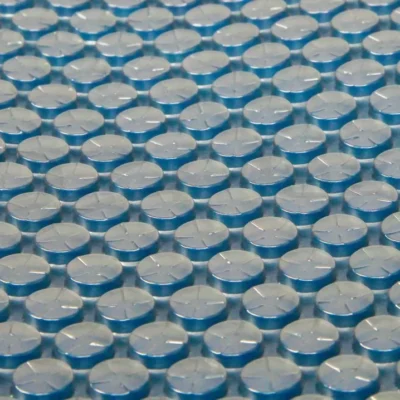 Солярне покриття Aquaviva Platinum Bubbles-5-300, ширина 3 м (50 пог. м), срібний/блакитний - Зображення 2